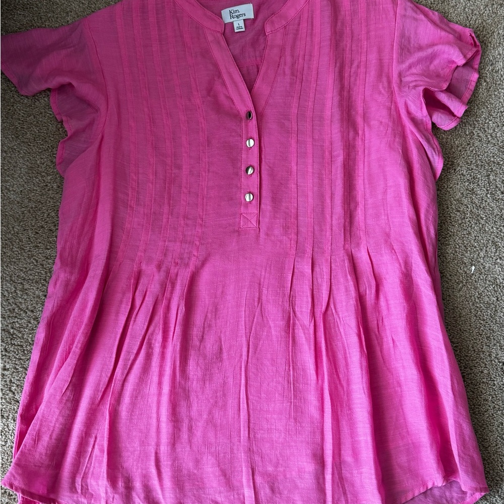 Kim Rogers Pink Women's Top